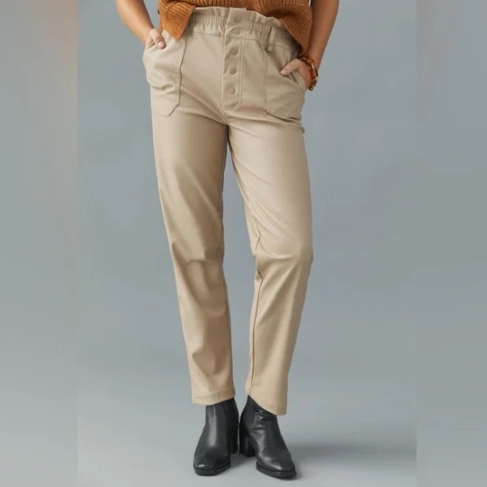 NWT NWD Magali Pascal Laurent Vegan Leather Pants Size Small Z412